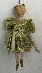 VINTAGE Porcelain Ballerina Ornament 7 in Angel Doll ...