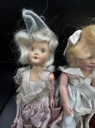 3 Antique Small German Glass Eye Dolls Plastic Body Sold as ...