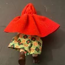 Toys | Vintage 195s Germany Moveable Red Riding Hood Doll | Poshmark