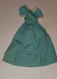 VINTAGE BARBIE 1964 RED RIDING HOOD 880 BLUE WHITE POLKA DOT ...