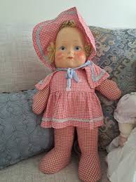 Vintage Mask Hand Painted Face Cloth Body Doll 18" | eBay