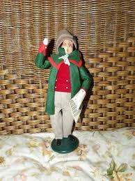 BYERS' CHOICE Singing Man With Sheet Music Moveable Arms the ...