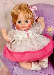 Vintage 1960s Vogue 12" Baby Dear Doll in Original Dress ...