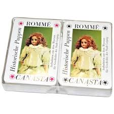 Similar Items to Pair German Historic Doll Museum Collectors Playing Cards, 2 Decks, (Rummy Canasta) Like New, Rare