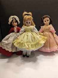 Lot Of 3 Madame Alexander 1976 Little Women "Beth" "Amy ...