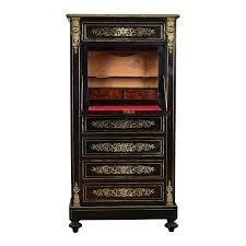 French 19th Century Ebonized & Inlay Secretary - Fireside ...