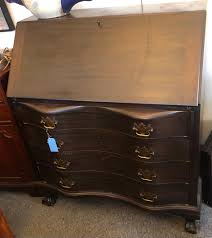 Lot - Semi Antique American mahogany slant front desk. The ...