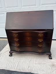 An Antique Ball and Claw Feet 1920s Red Mahogany Front ...