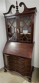 Mahog Gov. Winthrop Secretary Desk 82 1/2"H X 38"W X 20"D for sale at auction on 7th December | George Cole