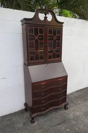 Mahogany Ball and Claw Feet Tall Secretary Desk 5891 SHIPPING NOT INCLUDED Please Ask for Shipping Quote - Etsy