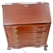 Vintage Mahogany Secretary Desk Made By Maddox Tables | eBay