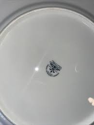 Homer Laughlin Gothic Green Stripe Plate Bowl Restraunt Ware ...