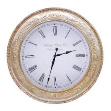 Sold at Auction: Gilt wood circular clock, Marche Clock Co., Paris France, 35" diameter