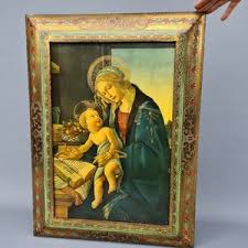 Large Icon - Virgin and Child, Italian Style ++ - Etsy