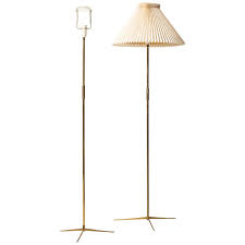 Svend Aage Holm Sørensen Floor Lamp in Brass by Holm ...
