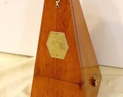 Restored Antique Wood Metronome De Maelzel Seth Thomas Clocks, Original Cherry Finish, Beautiful, Calibrated, Runs Great Laquered Brass Trim - Etsy