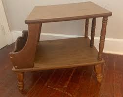 Vintage Magazine Rack Table - Etsy