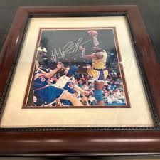Signed Magic Johnson Photo