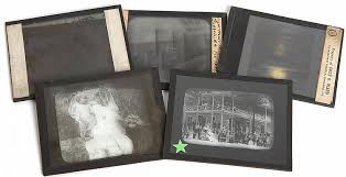 Lot - (150) MAGIC LANTERN GLASS SLIDES