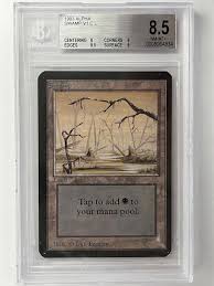 MTG Alpha 1X Swamp X1 V1 - BGS 8.5 Magic - NM-MT+ (8 ...
