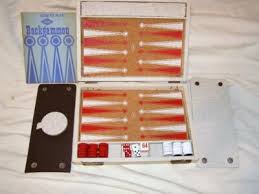 Vintage RARE Lowe Backgammon Magnetic Game With Red & White ...