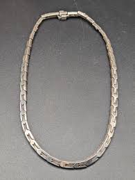 Vintage Taxco Mexico 925 Heavy Prong Link Chain Necklace 16 ...