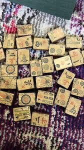 Antique Wooden Mahjong Tiles Grab Bag 10 Pieces · Whatnot: Shop, Sell, Connect