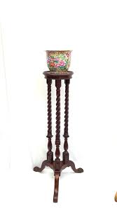 19th Century England Mahogany Barley Twist Plant Stand. H.103cm - Etsy