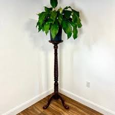 Mahogany Twisted Pedestal Table - Etsy