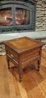 Antique Mission Quarter Cut Oak Commode Chamber Potty ...