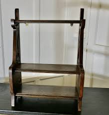 Arts and Crafts Oak Wall Hanging Shelf, 1890s | Chairish