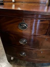 Mahogany Bow Front Chest – McIntosh Cottage Antiques