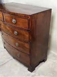 Circa 1850's Georgian Mahogany Bow Front Chest – Maison ...