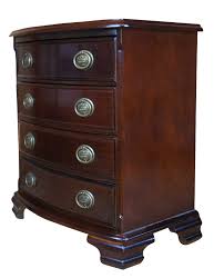 Vintage Mahogany Bow Front Bombay Company Keepsake ...