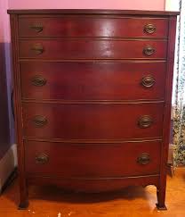 Lot Detail - Dixie Furniture Mahogany Chest 4 Drawers ...