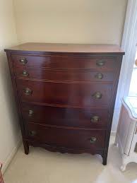 Sold at Auction: Mahogany Chest of Drawers 5 Drawers