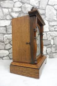 Antique German Clock Mantel Clock Table Clock Wooden Clock ...