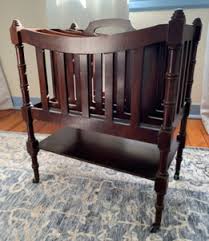 Rolling Magazine Rack | eBay