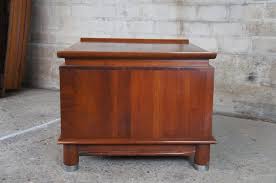 Mid Century Willett Solid Cherry Side End Table TV Console Cabinet Ming Asian at 1stDibs