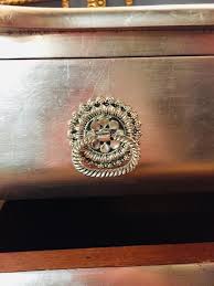 Silver-plated Solid Wood Chest of Drawers Silver-plated in ...