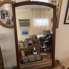 Vintage Wall Mirror, Vintage Dresser Mirror, Rectangular Mirror With Rounded Top - Etsy