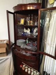 Antique Old English Cherrywood China Cabinet for Sale in New Braunfels, TX - OfferUp