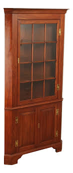 Henkel Harris Cherry Corner Cabinet | Chairish