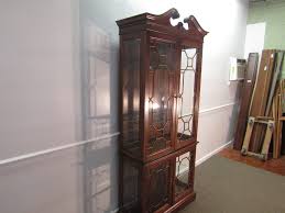 Pennsylvania House Solid Cherry Chippendale Style Curio ...