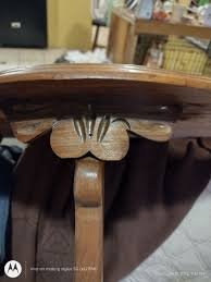 vintage mahogany end table