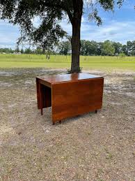 Vintage Drop Leaf Table, MCM Modern Table, Wood Furniture ...