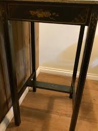 English Antique Japanned Table, Hand Painted Table - Etsy Australia