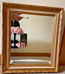 Vintage Wood Ornate Gold Gilt Medium Framed Wall Hanging ...