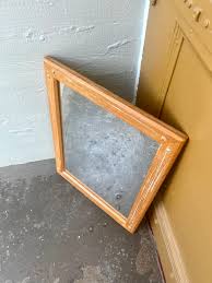 Vintage Brandt Ranch Oak Rustic Wall Mirror – House of Gaud