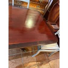 Mid 19th Century Antique Mahogany English Dining Table | Chairish